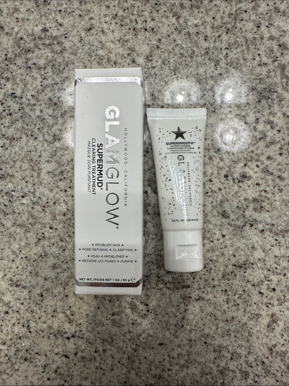 GLAMGLOW Supermud Mask & Blemish Clearing Scrub Duo